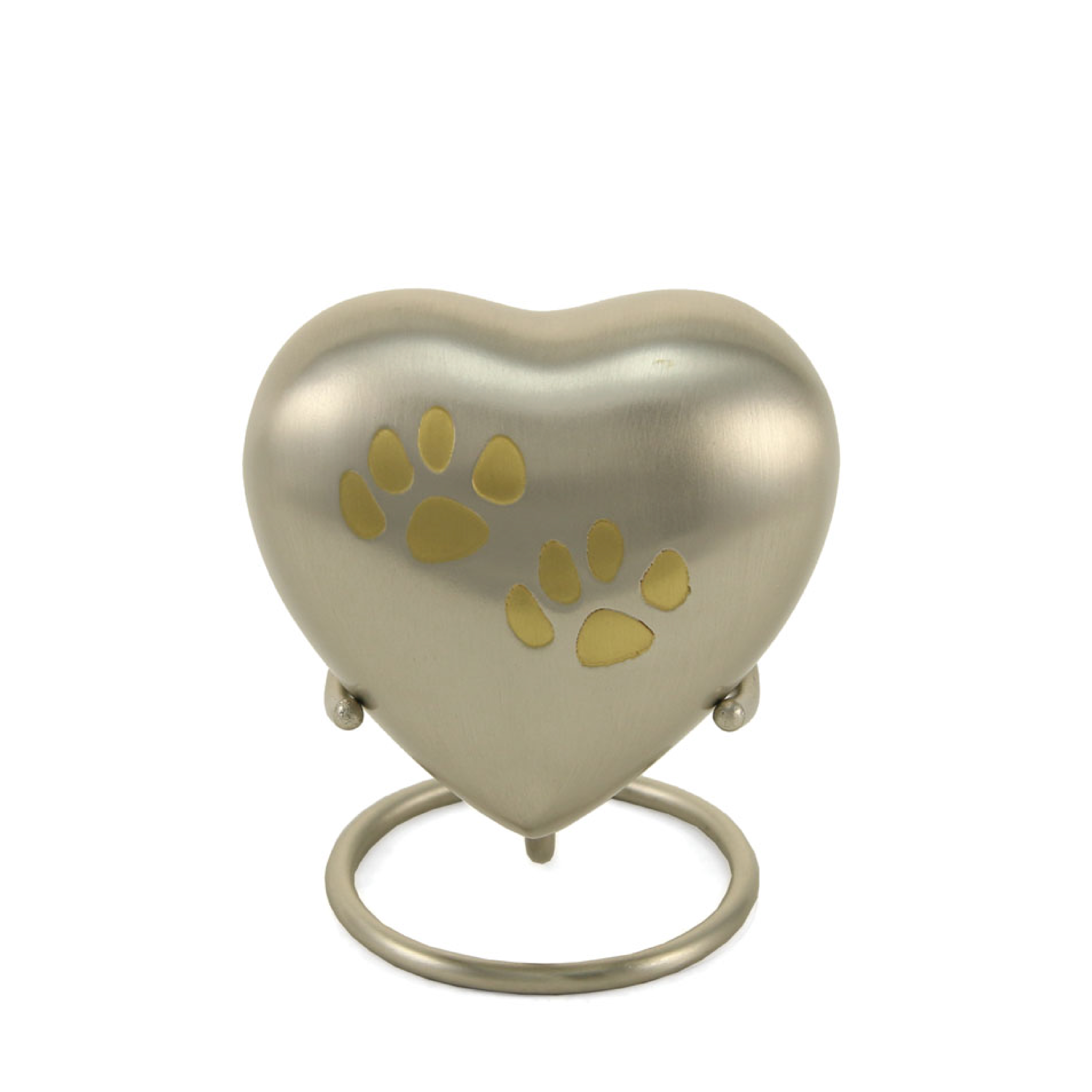 Urna plateada en forma de corazon %282%29