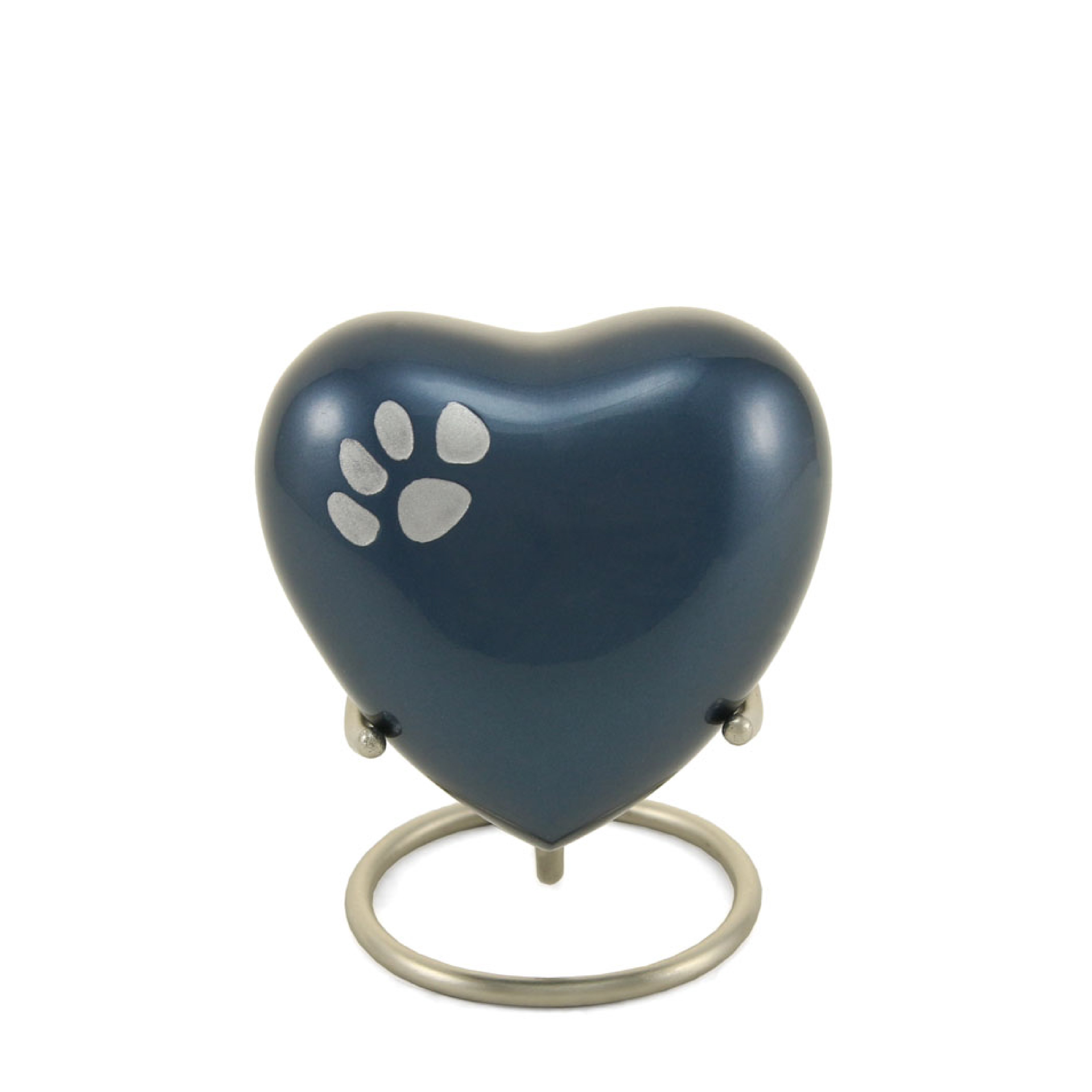 Urna azul en forma de corazon 03