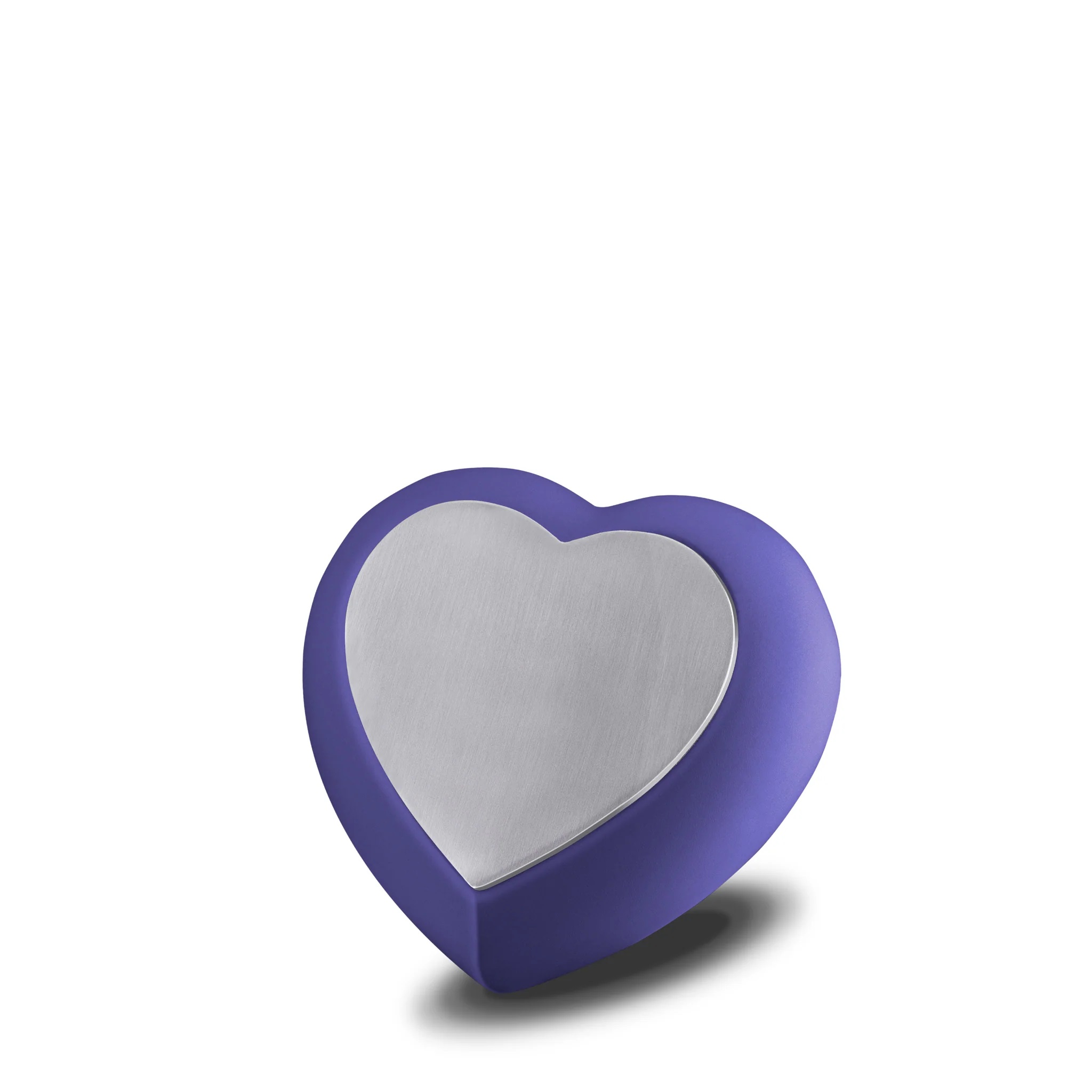 Urna azul en forma de corazon peque%c3%91a
